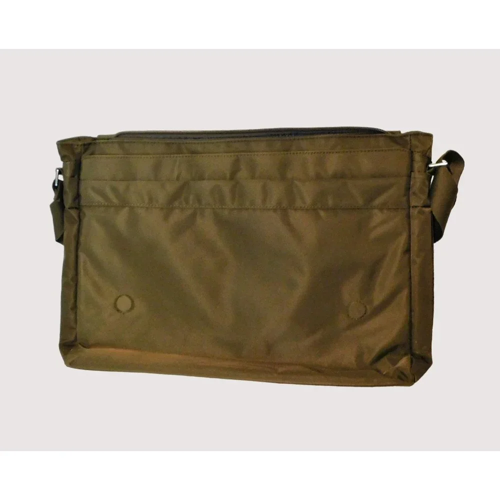 Calvin Klein Computer Laptop Bag Green Strap Bookbag Pockets School Work